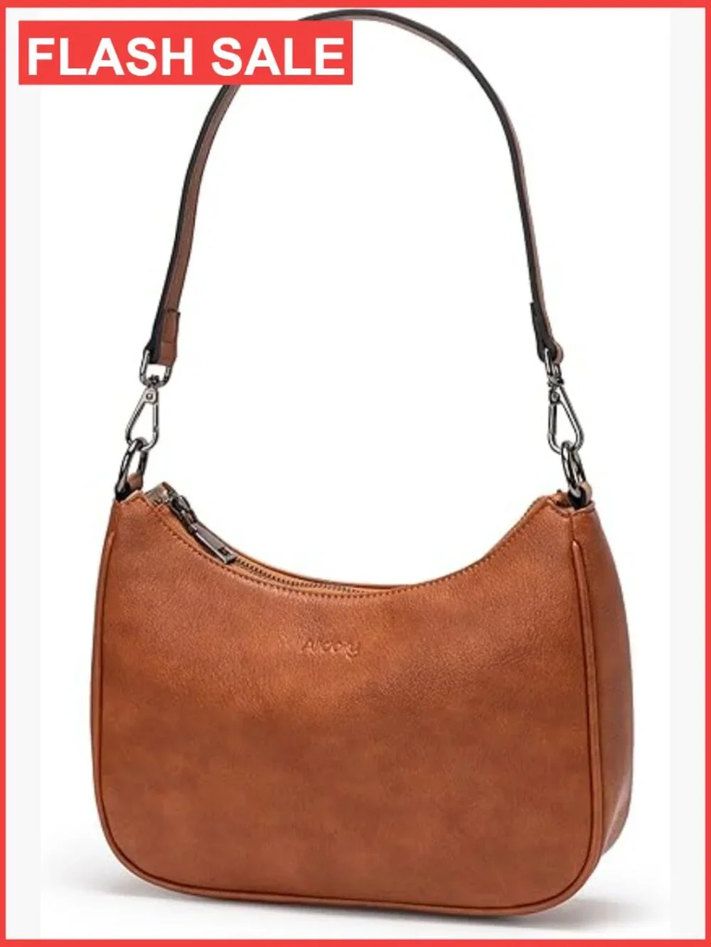 Hobo Purse Vegan Leather Crossbody Bag Adjustable Strap